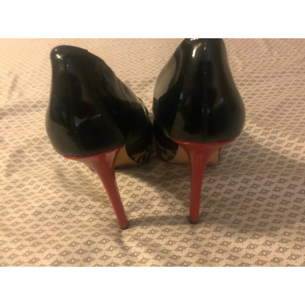 Steve Madden Jaagg Patent Platform Cheetah Heels - image 5